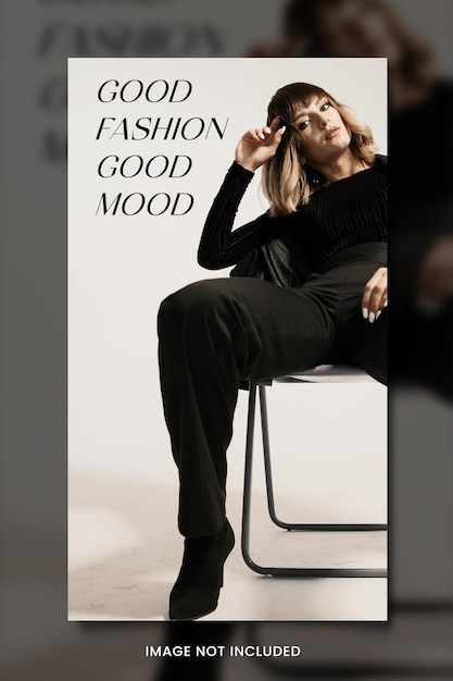 Minimalist fashion social media banner