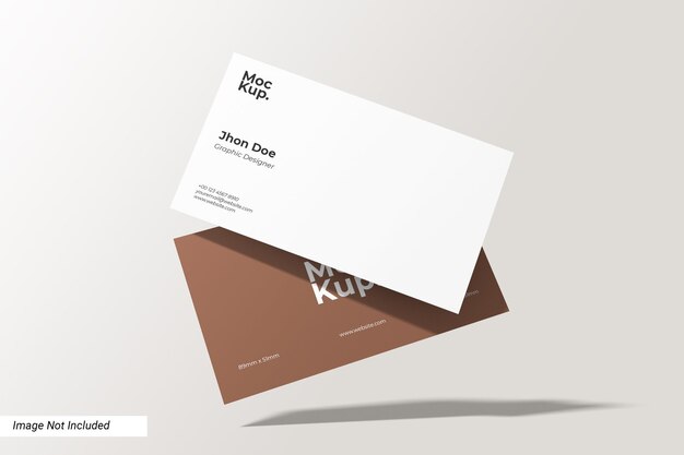 Minimalist Landscape Business Card Mockup