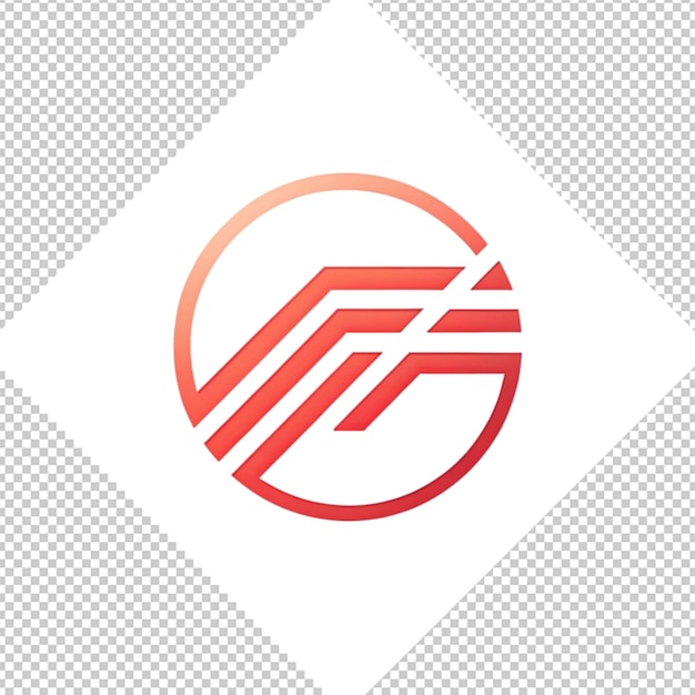 PSD logo minimalista su sfondo trasparente