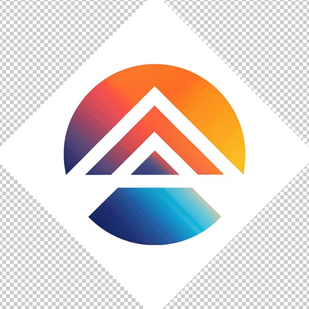 Logo minimalista su sfondo trasparente
