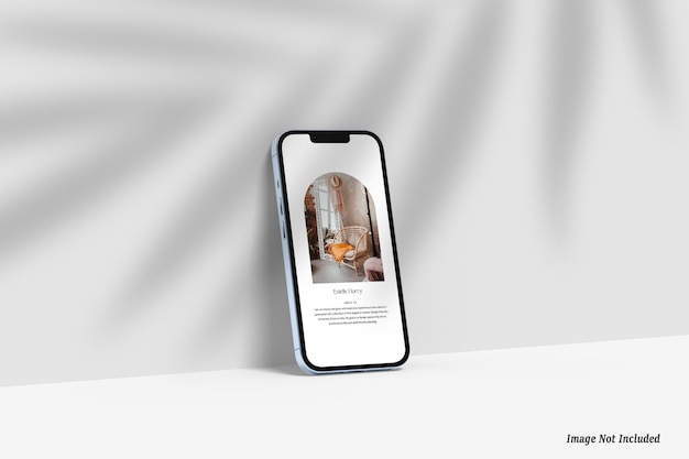 PSD mockup schermo del telefono minimalista psd premium