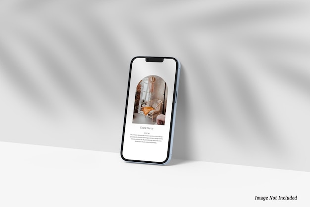 PSD mockup schermo del telefono minimalista psd premium