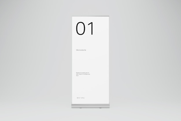 Minimalist RollUp Banner Presentation