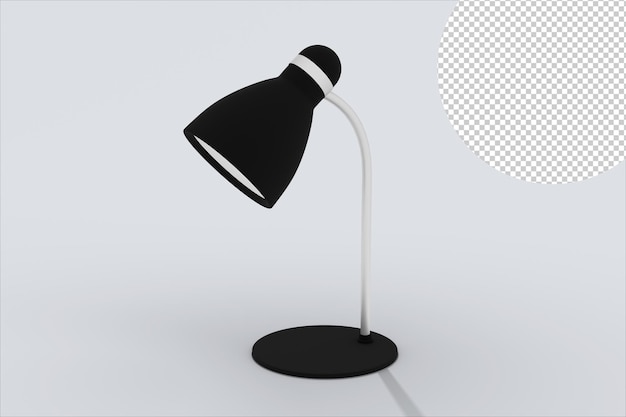 Minimalist study lamp with rotation to the right