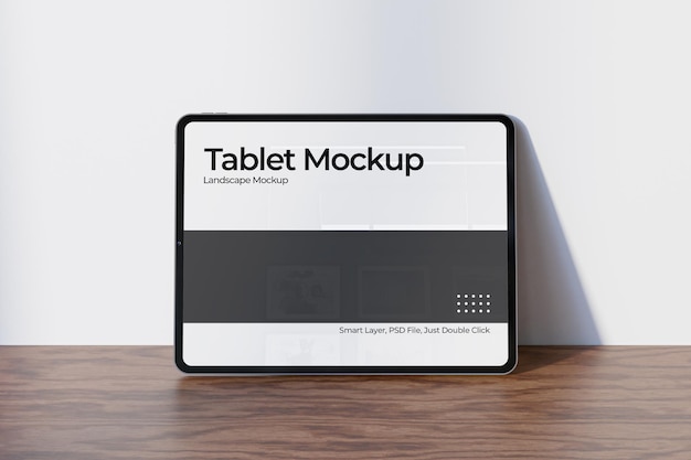 PSD minimalist tablet mockup