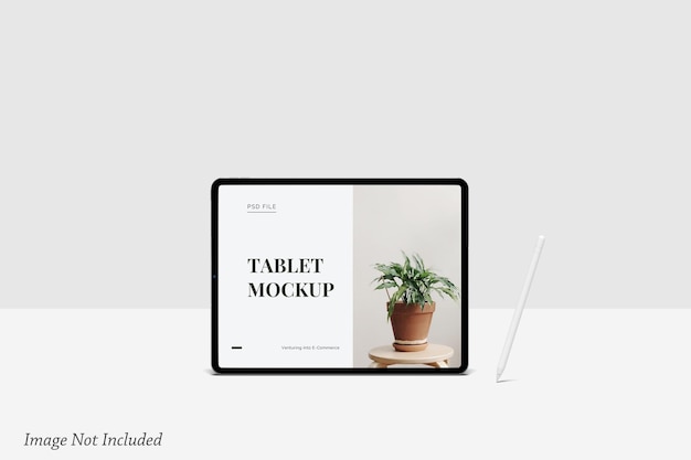 Mockup di schermo tablet minimalista psd premium