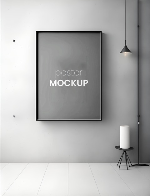 Minimalist theme with mockup frames