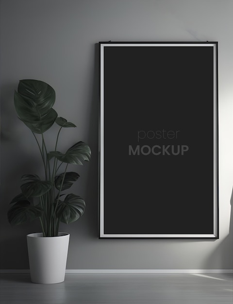 Minimalist theme with mockup frames