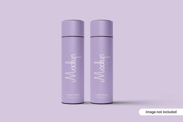 minimalist tumbler mockup