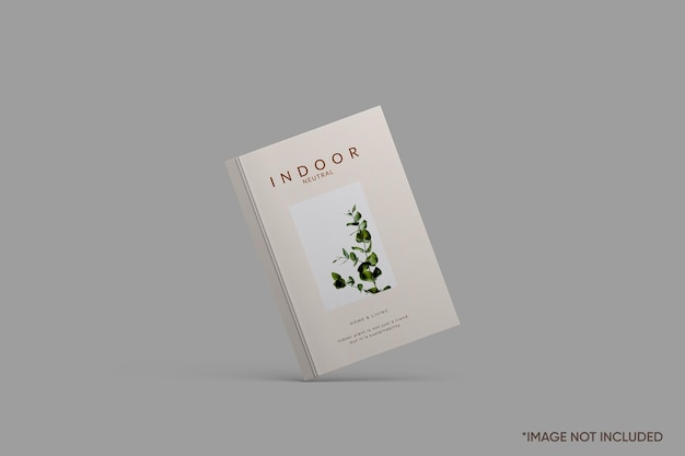 Minimalistic book cover mockup