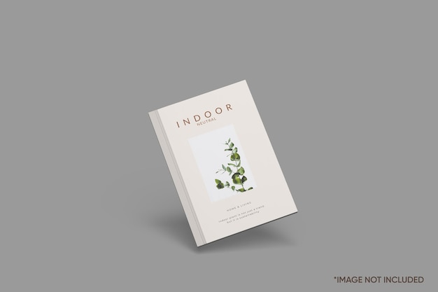 Minimalistic book cover mockup