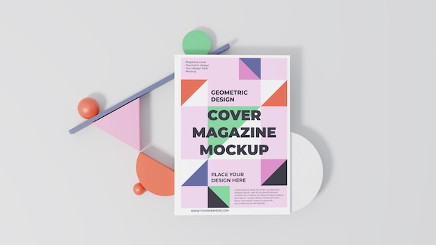 PSD minimalistic magazine mock-up assortment