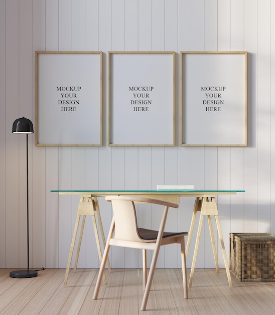 Minimalistisch kantoordecor