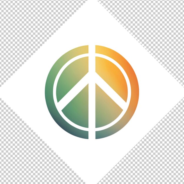PSD minimalistisch logo op doorzichtige achtergrond