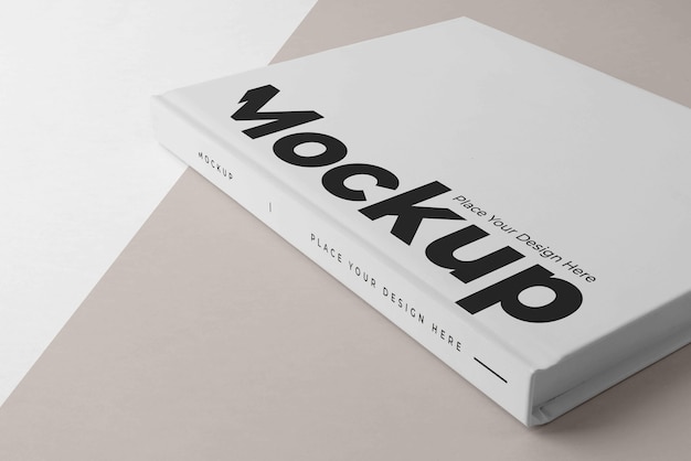 PSD minimalistisch mock-up boek arrangement