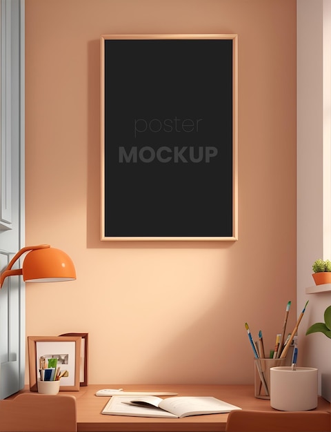 Minimalistisch thema met mockup-frames