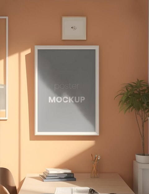 Minimalistisch thema met mockup-frames