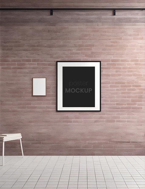 Minimalistisch thema met mockup-frames