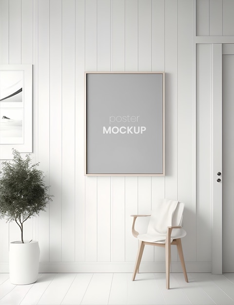 Minimalistisch thema met mockup-frames