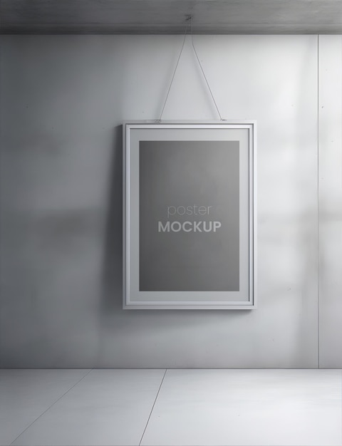 Minimalistisch thema met mockup frames