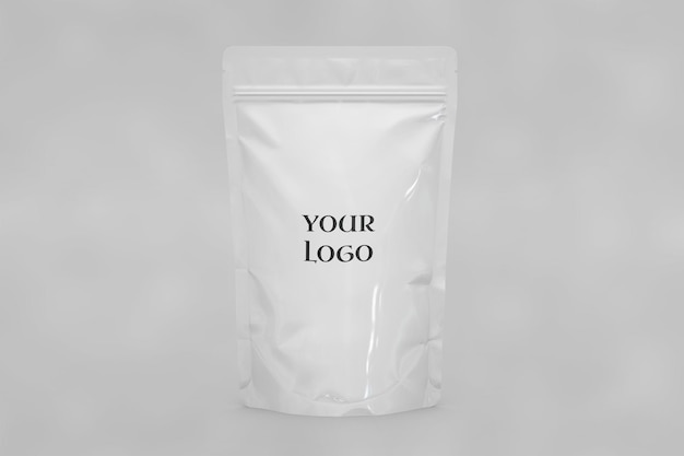 Minimalistische Pouch Food Coffee Bag Product Packaging Mockup