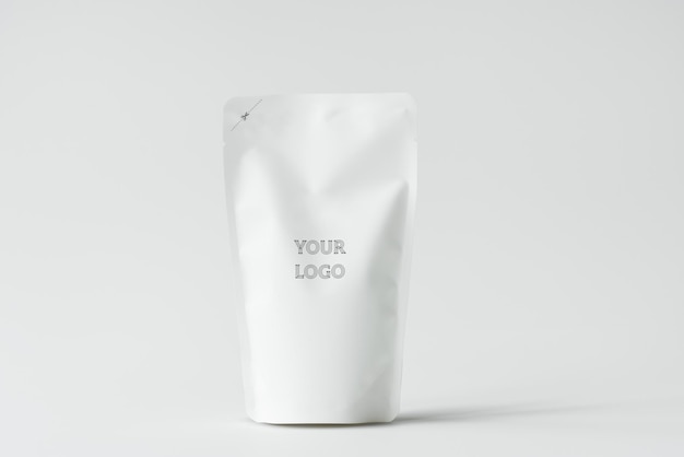 Minimalistische Pouch Food Coffee Bag Product Packaging Mockup