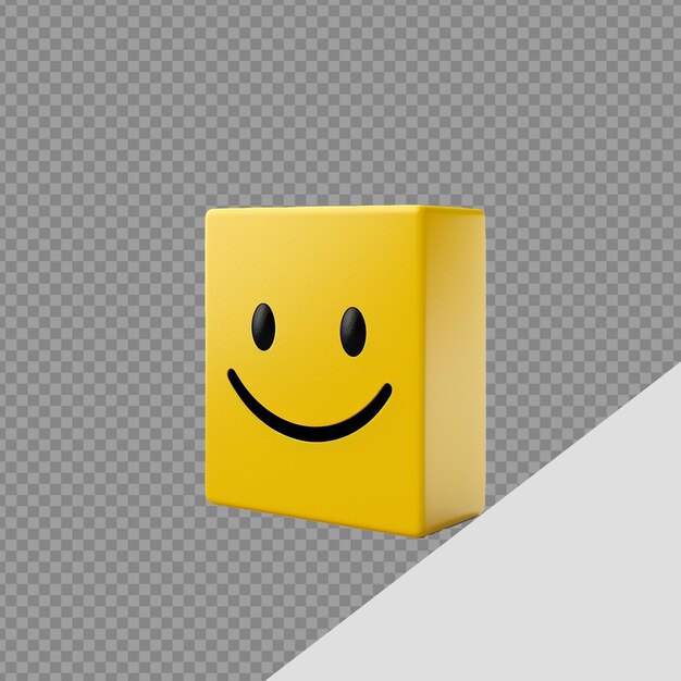 Minimalistyczna 3d Ikona Emoji Png Izolowana Na Przezroczystym Tle