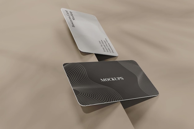 Minimalistyczna kompozycja modelu wizytówki 1