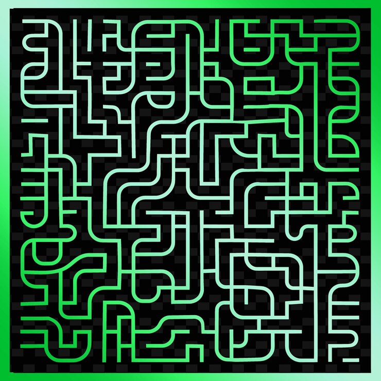 PSD minimalistyczna okładka książki z czarno-białym geometrycznym patte png outline flat illustration designs