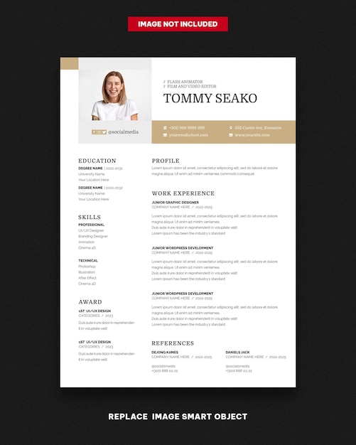Minimalistyczne CV