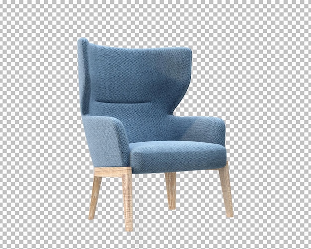 Minimalna Nowoczesna Sofa W Renderowaniu 3d Na Białym Tle