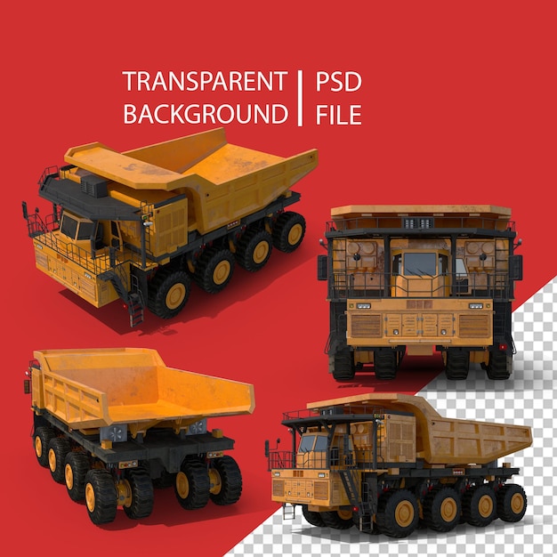 PSD mining truck png