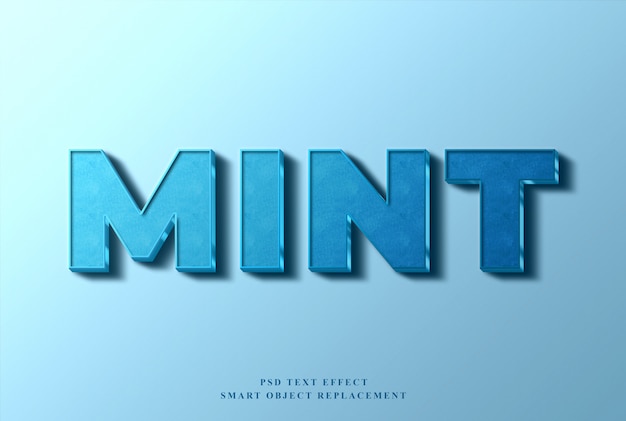 Mint text effect