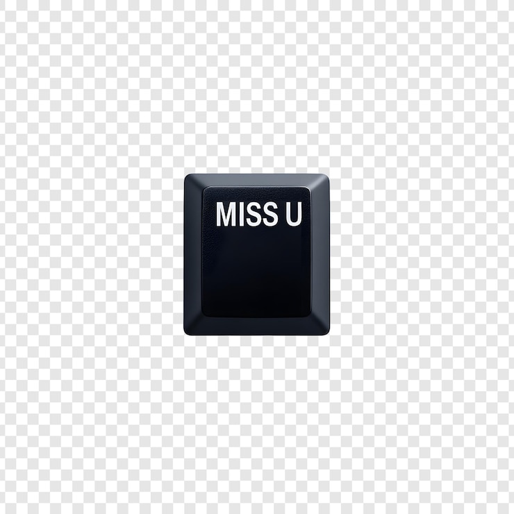 PSD miss u keyboard key
