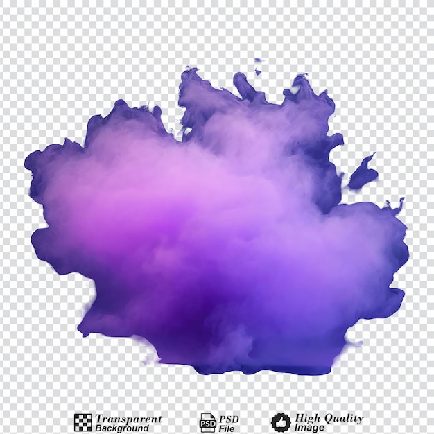 PSD mist isolated on transparent background