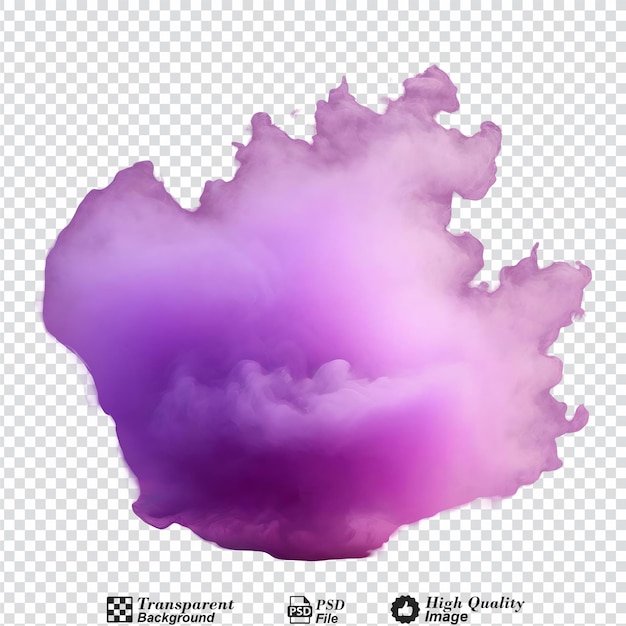 PSD mist isolated on transparent background