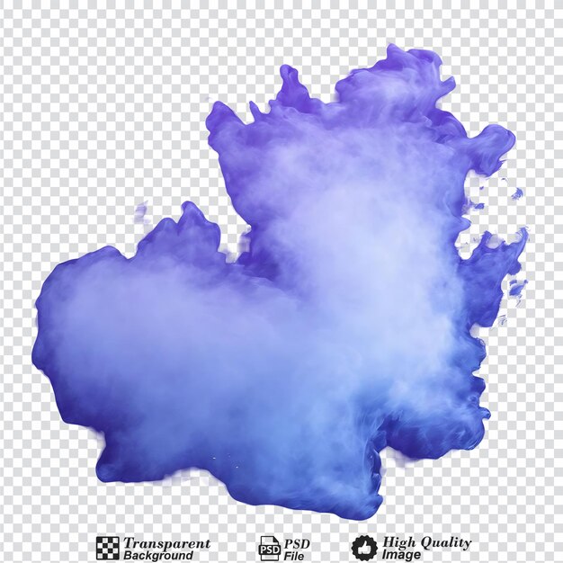 PSD mist isolated on transparent background