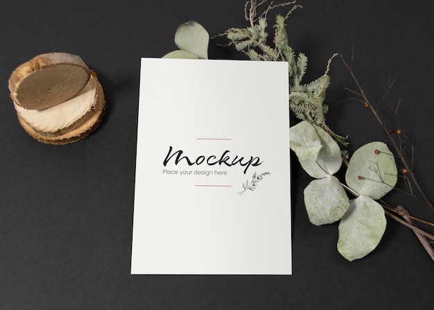 MIV_Card Mockup Natural Simple Elegant