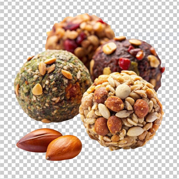 PSD mixed nut balls png