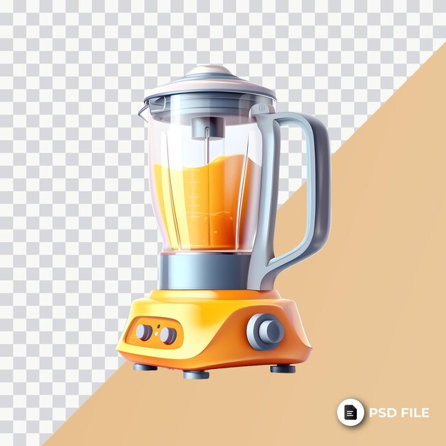 PSD mixer grinder smooth lighting only png premium psd