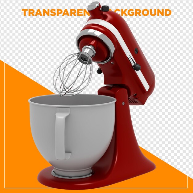 a mixer with a bowl on it that says transpar on it