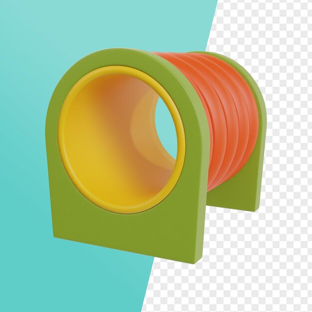 PSD młode plac zabaw 3d ikona render clipart