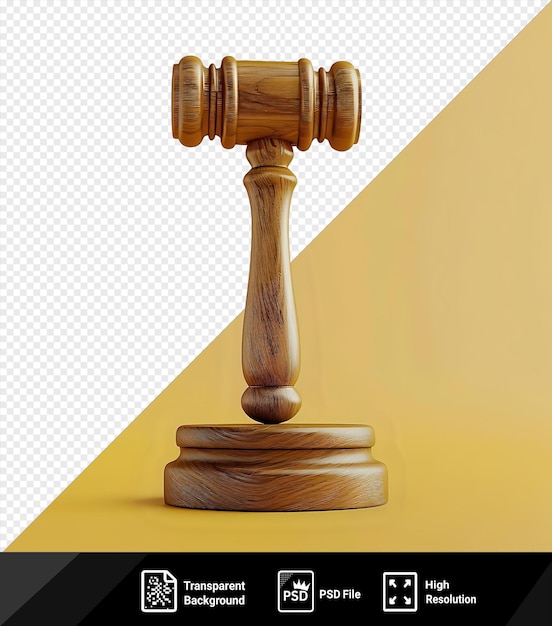 Młotek Sędziego Dla Orzeczenia Drewniany Młotek Aukcyjny Z Drewnianym Stojakiem Koncepcja Prawa I Sprawiedliwości Png Psd