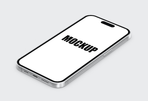 PSD mobiele mockup