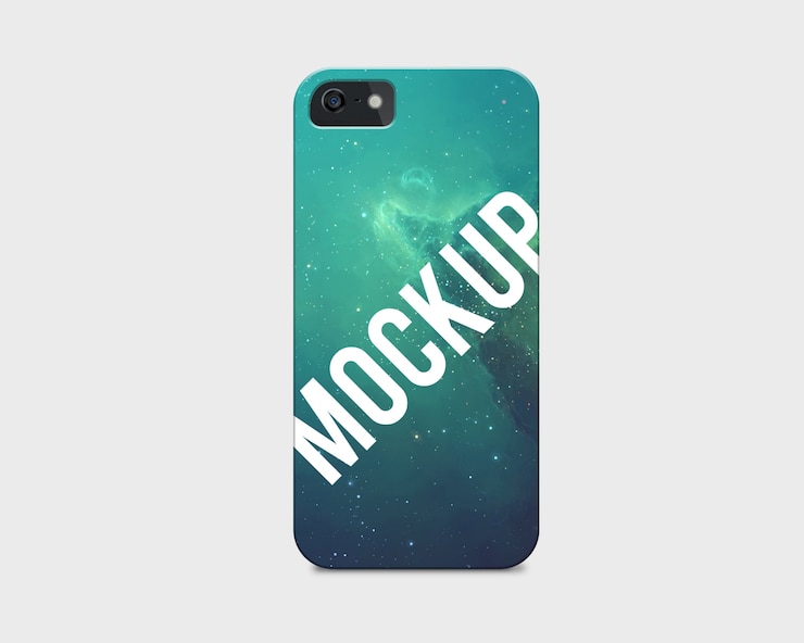 PSD mobiele telefoon hoesje mock up