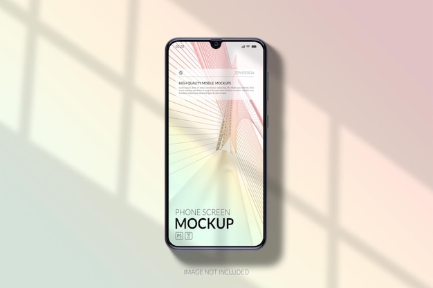 mobiele telefoon scherm mockup