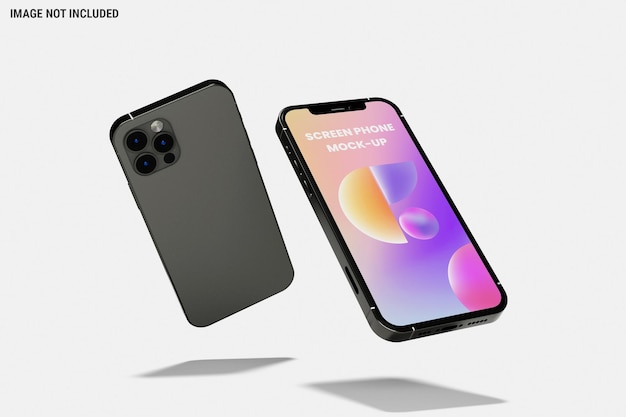 Serie di mockup per dispositivi mobili