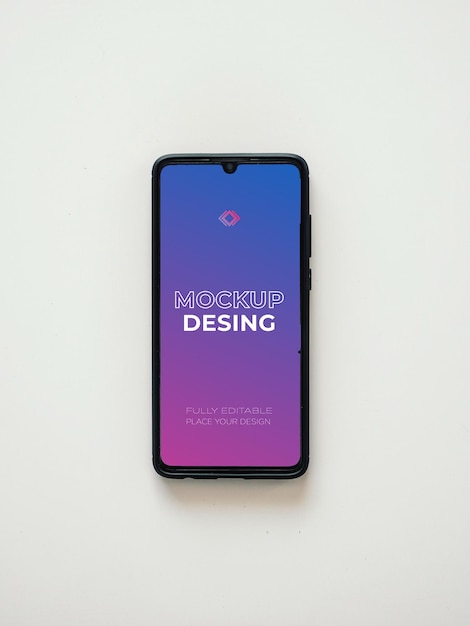 Mobile free PSD creative smartphone mockup