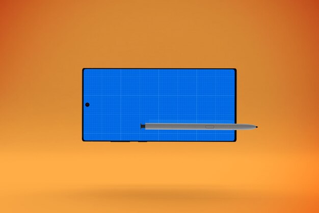 Mobile & pen mockup