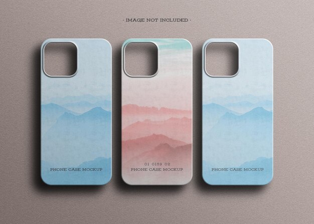 Mockup di custodia per cellulare